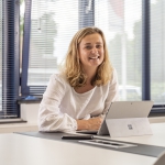 Iris at work at OPHTEC